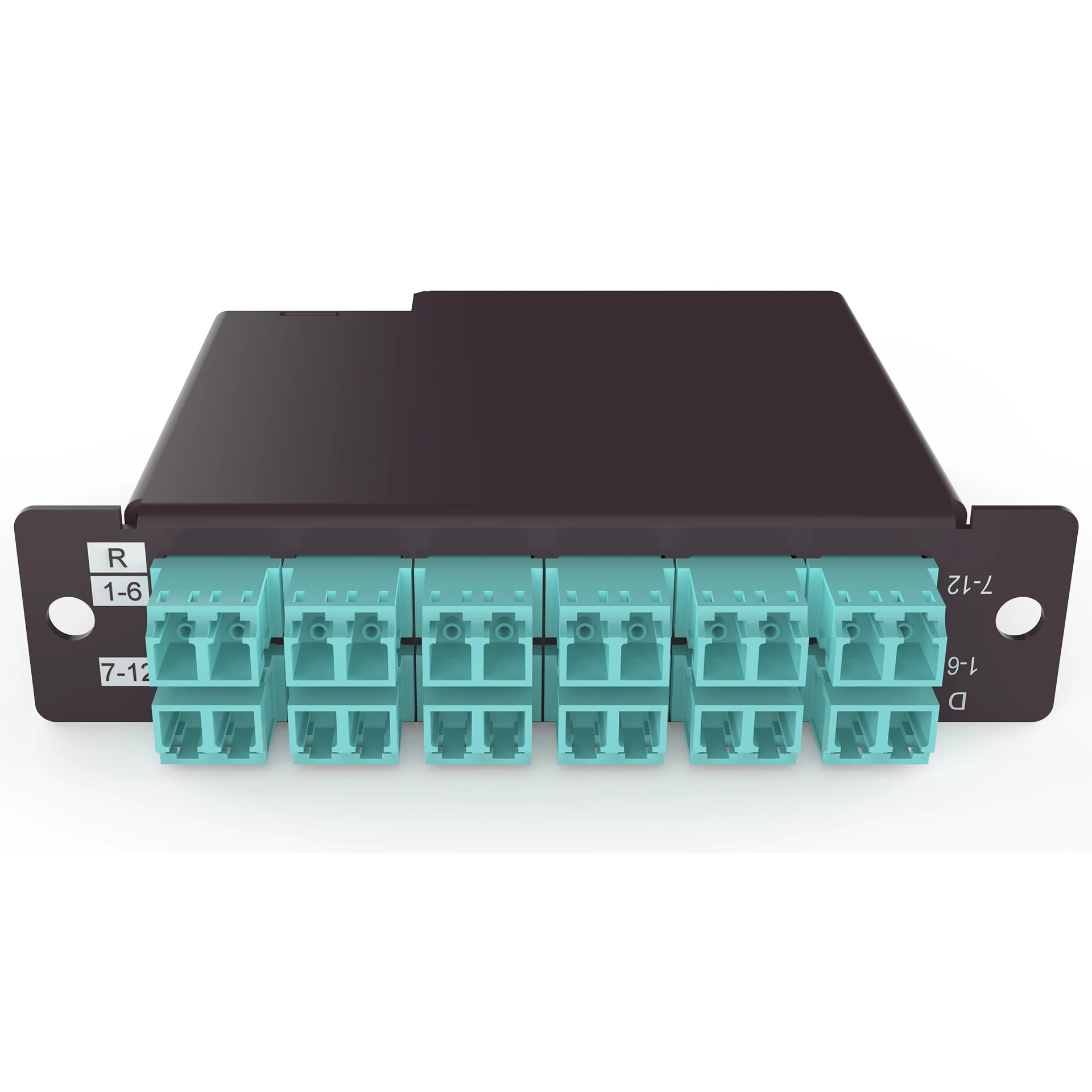 DIO CASSETE LGX 12F OM4 LC-UPC/MPO12-UPC(F) TIPO B DIRETO/REVERSO