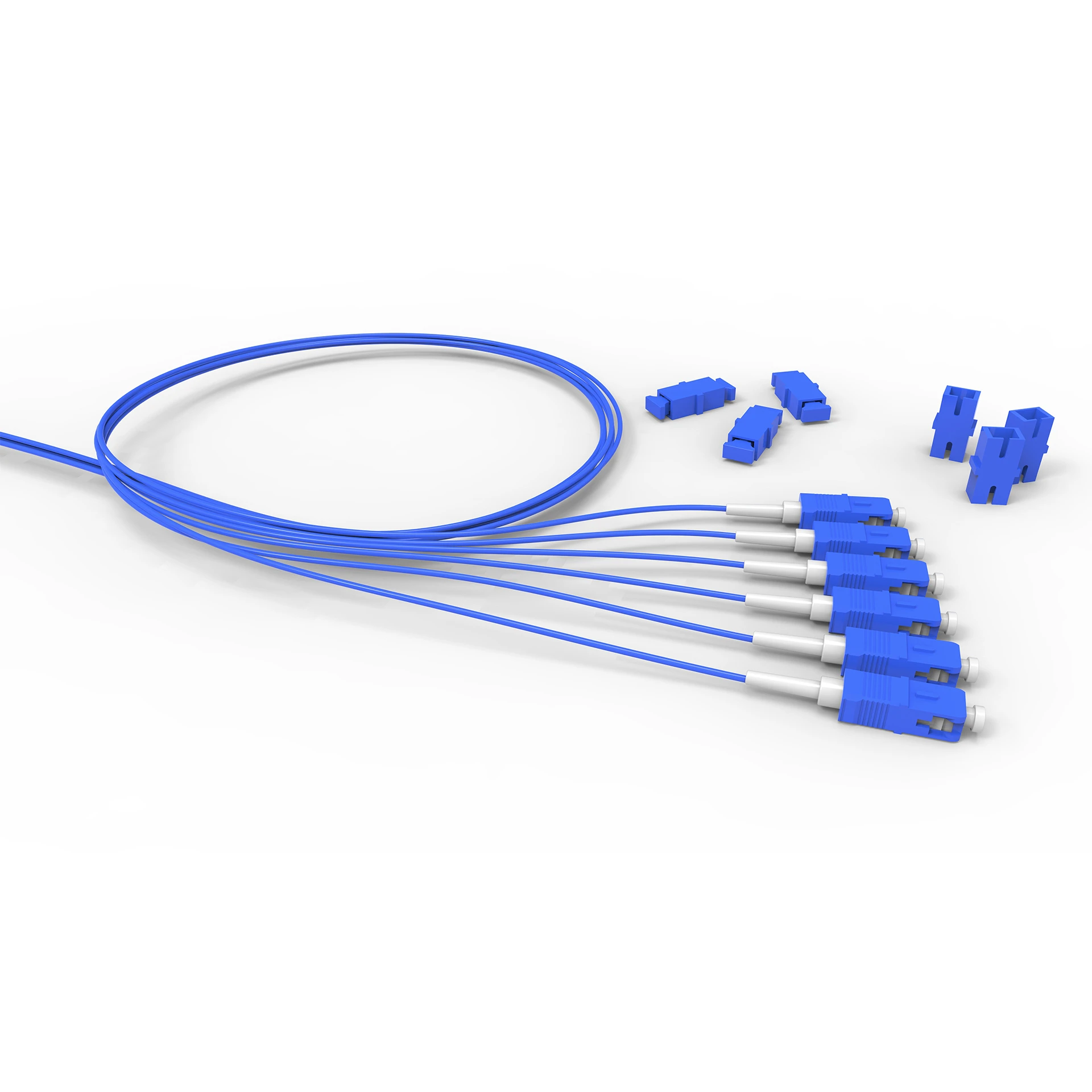 EXTENSAO MONOFIBRA CONECTORIZADA MM (50.0) OM4 SC-UPC 1.5m COM ADAPTADOR – LSZH – ACQUA – D0.9 (PACOTE C/ 02F)