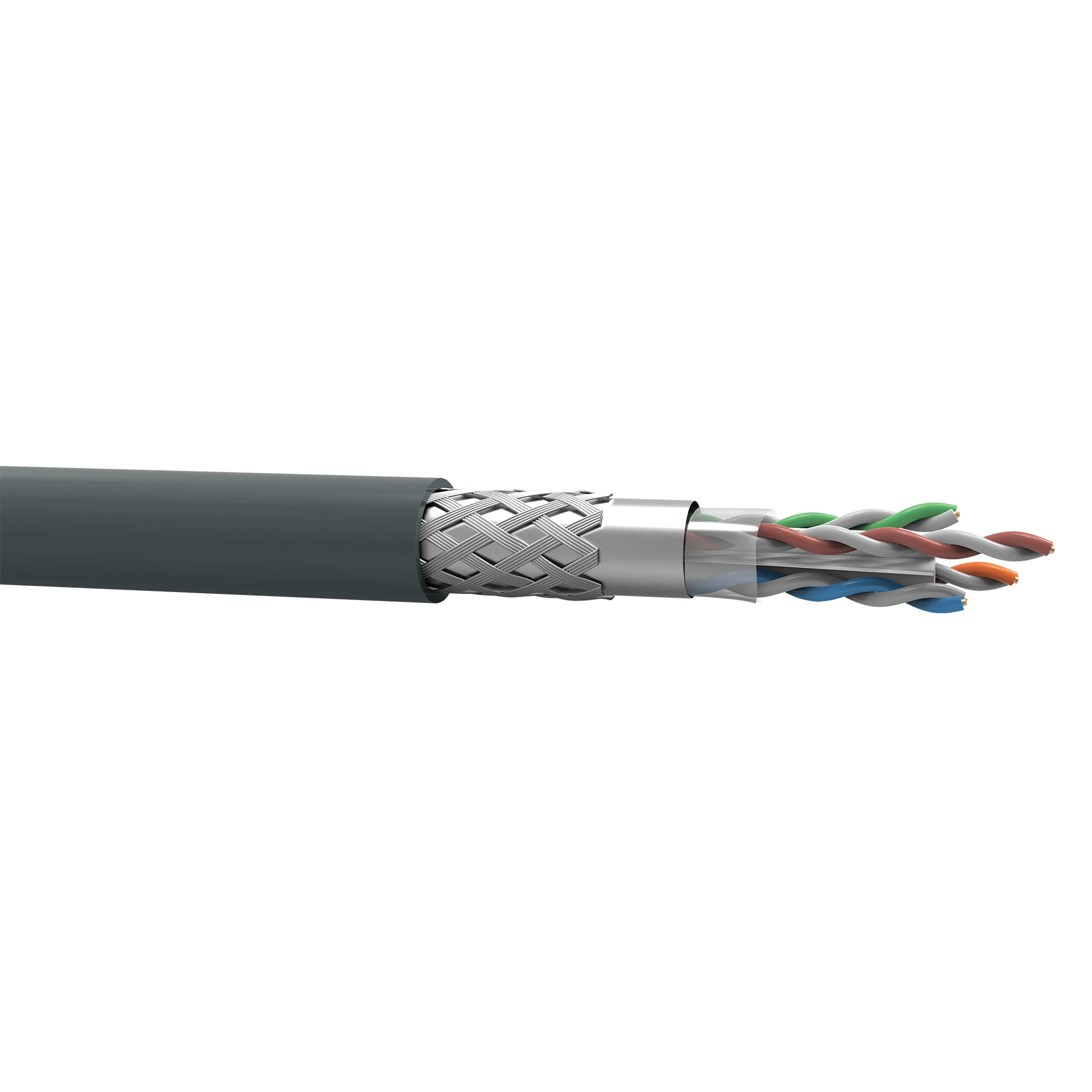 CABO TRANSMISSAO DE DADOS GIGALAN INDUSTRIAL SF/UTP 23AWGX4P CAT.6A LSZH-3 CZ SPOOL (1000m)