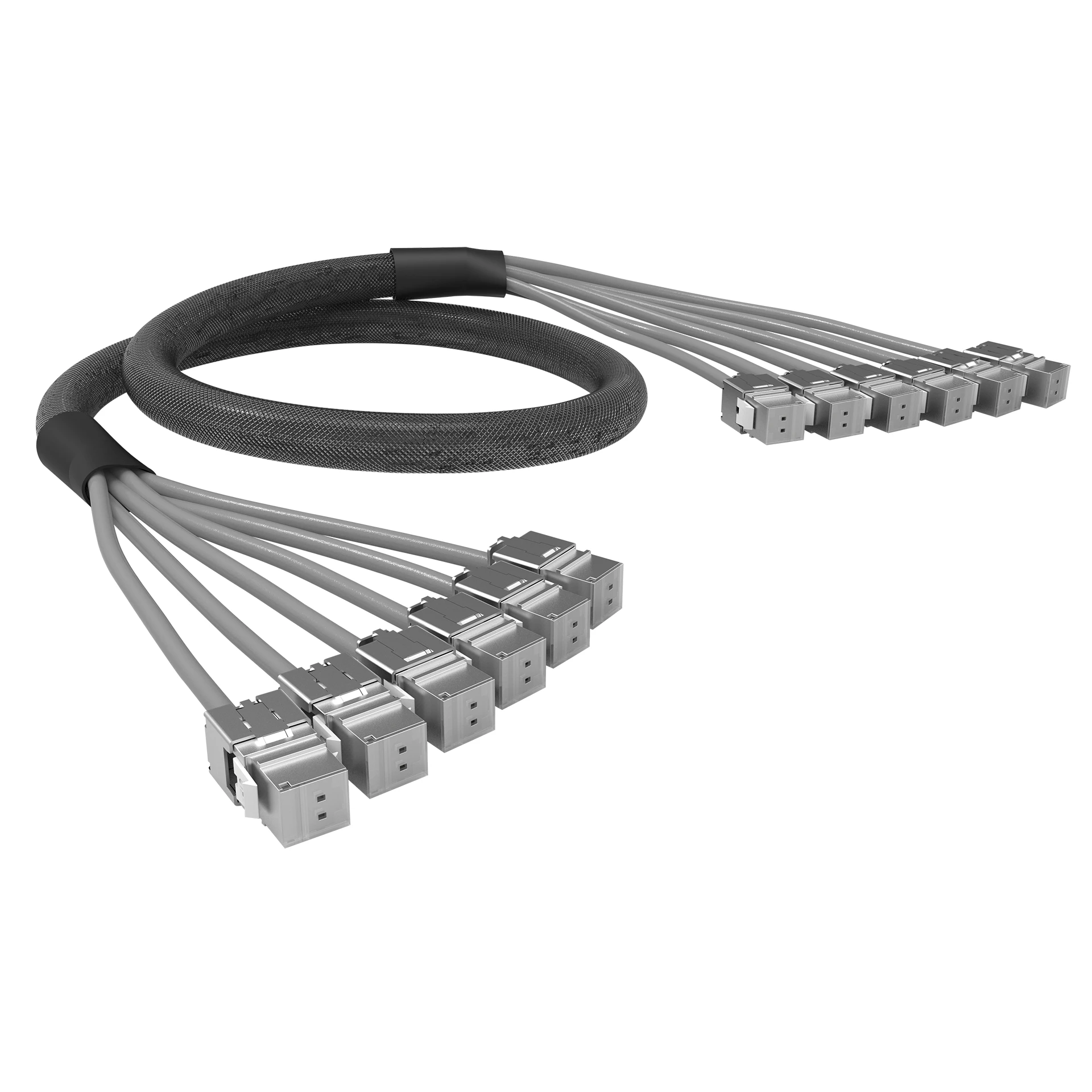 CABO PRE-CONECTORIZADO 6X CAT.6A F/UTP CZ LSZH T568A 20.0m ES 1.0m FEMEA-1.0m FEMEA