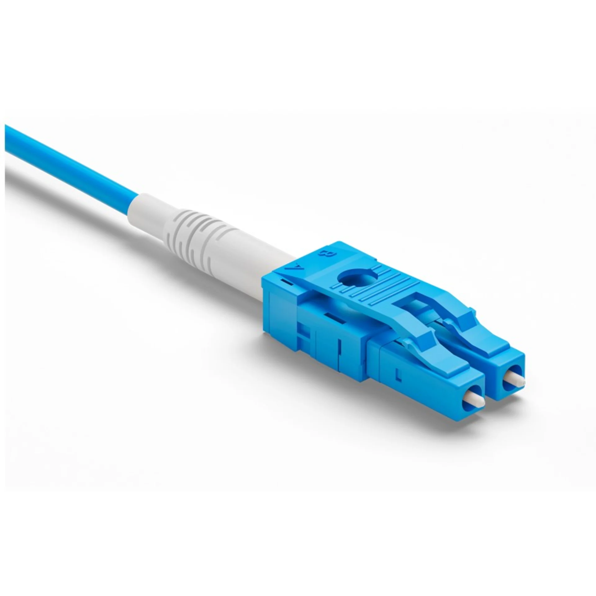 CORDAO DUPLEX CONECTORIZADO SM BLI G-657A2 LC(UBX)-UPC/LC(UBX)-UPC – 10.0m – LSZH – AMARELO (A – B) – PREMIUM