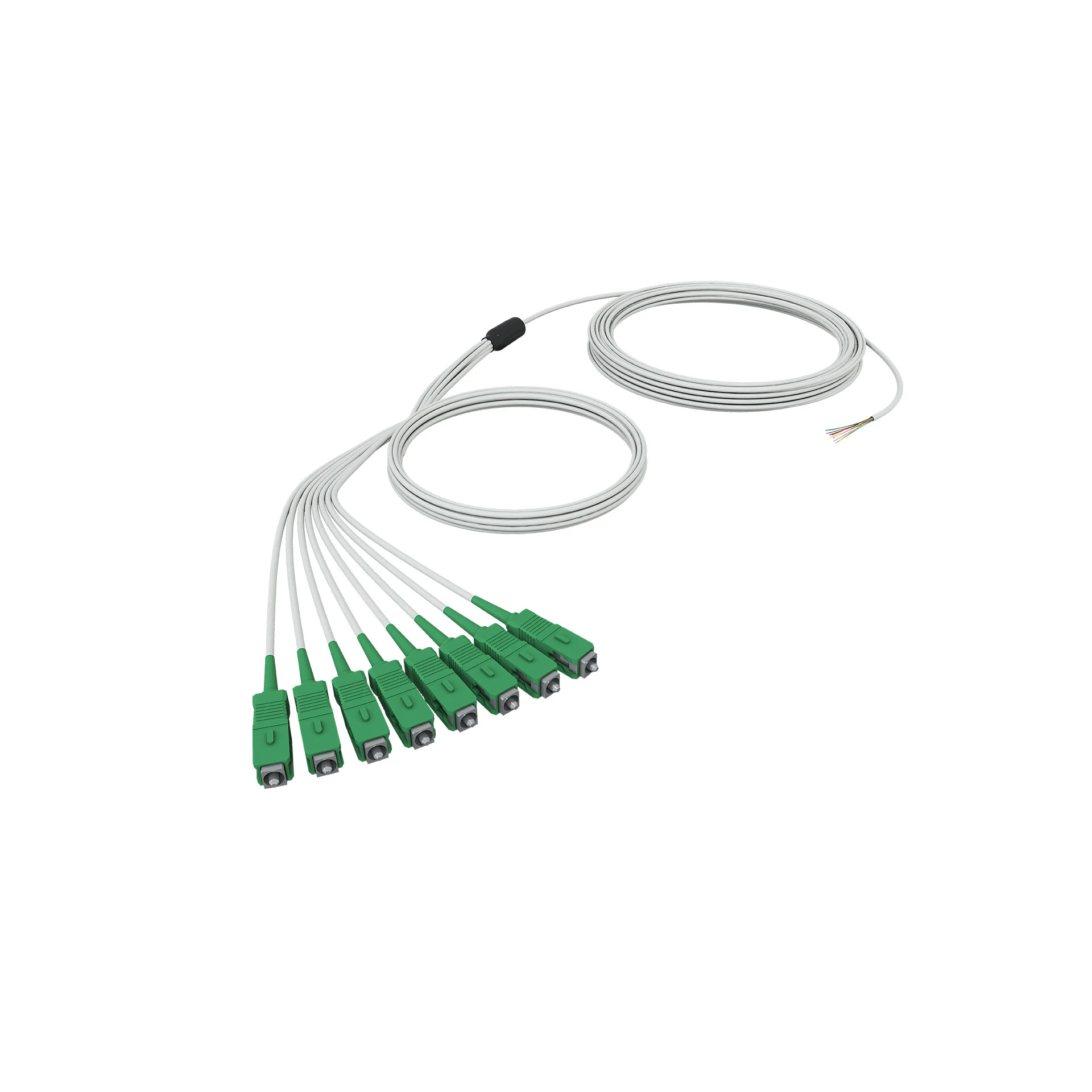CORDAO OPTICO CONECTORIZADO 04F BLI G-657UB3 NC/SC-APC 50.0m 0.6D2.0 – MTF – COG – BRANCO – INVISILIGHT