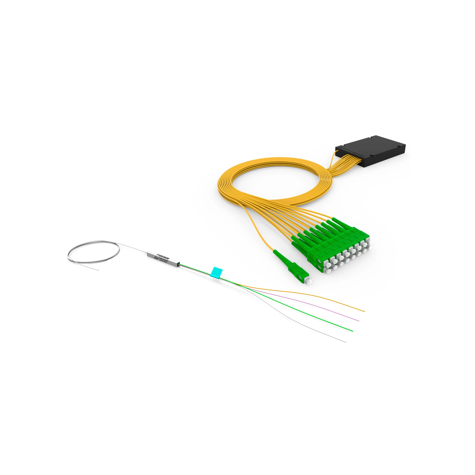 OPTICAL SPLITTER PLC 1X32 BLI A/B G-657A1 SC-APC/SC-APC 0.6D0.9/0.6D0.9