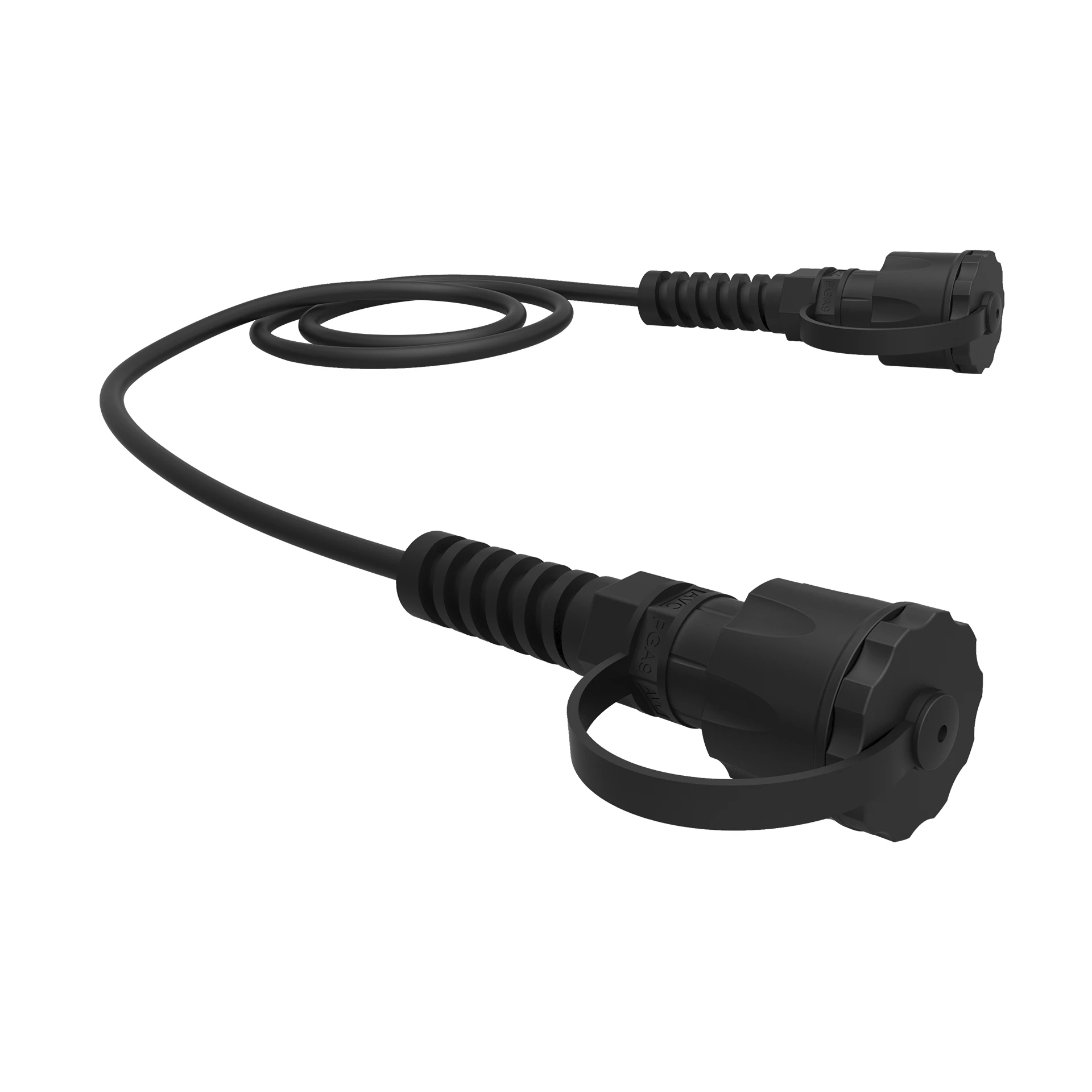 PATCH CORD F/UTP GIGALAN INDUSTRIAL CAT.6 – LSZH – T568A/B – 1.5m – NEGRO – DC TPU HFFR – (RJ45 IP67/RJ45 IP67)