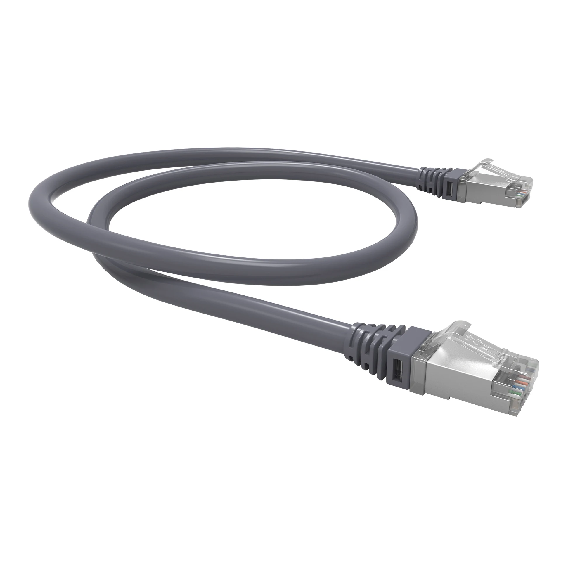 PATCH CORD F/UTP GIGALAN CAT.6A – CM – T568A/B – 5.0m – GRIS (BLINDADO)
