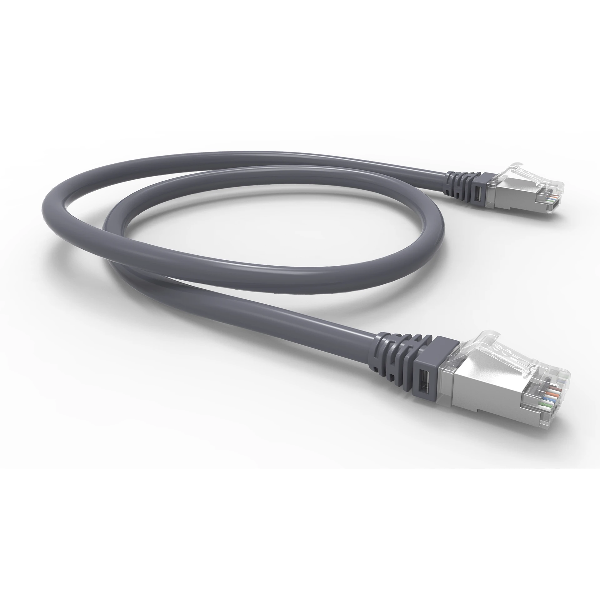 PATCH CORD F/UTP GIGALAN CAT.6 – CM – T568A/B – 2.5m – GRIS (BLINDADO)