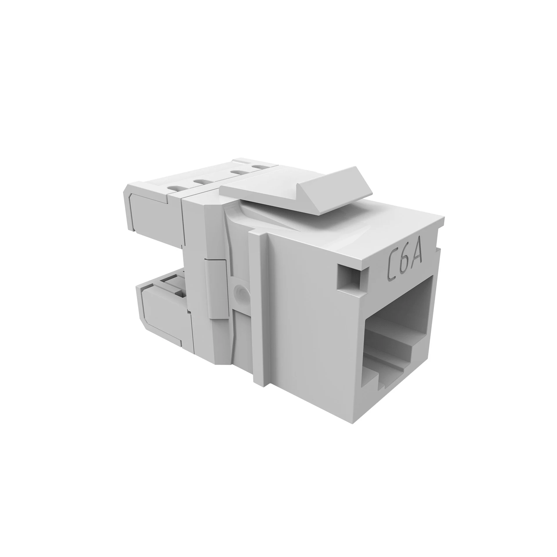 CONECTOR HEMBRA GIGALAN CAT.6A T568A/B – AZUL