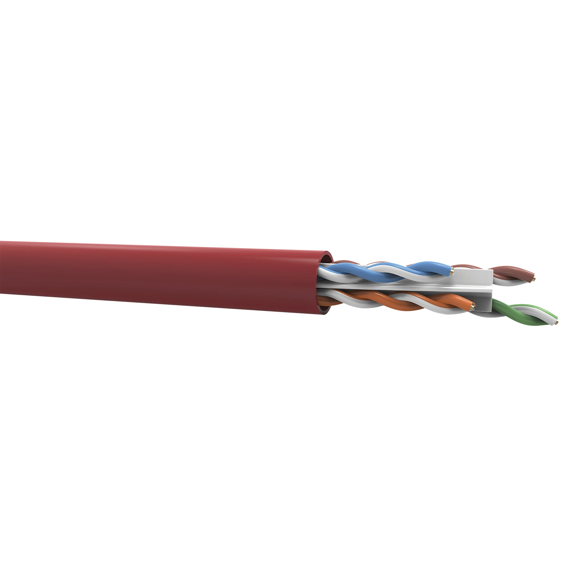 CABLE TRANSMISION DE DATOS MULTILAN U/UTP 24AWGX4P CAT.6 CM AZ ROHS