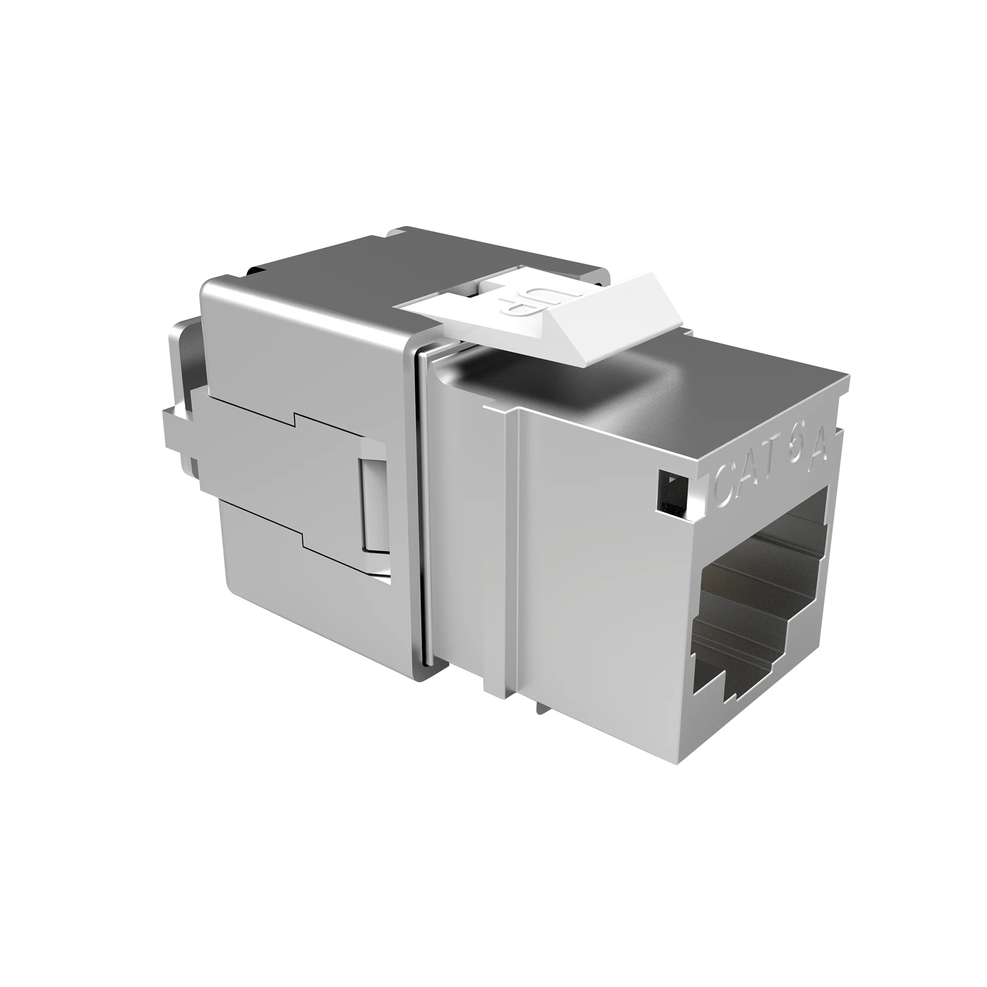 CONECTOR HEMBRA BLINDADO GIGALAN CAT.6A T568A/B (24 UNID)