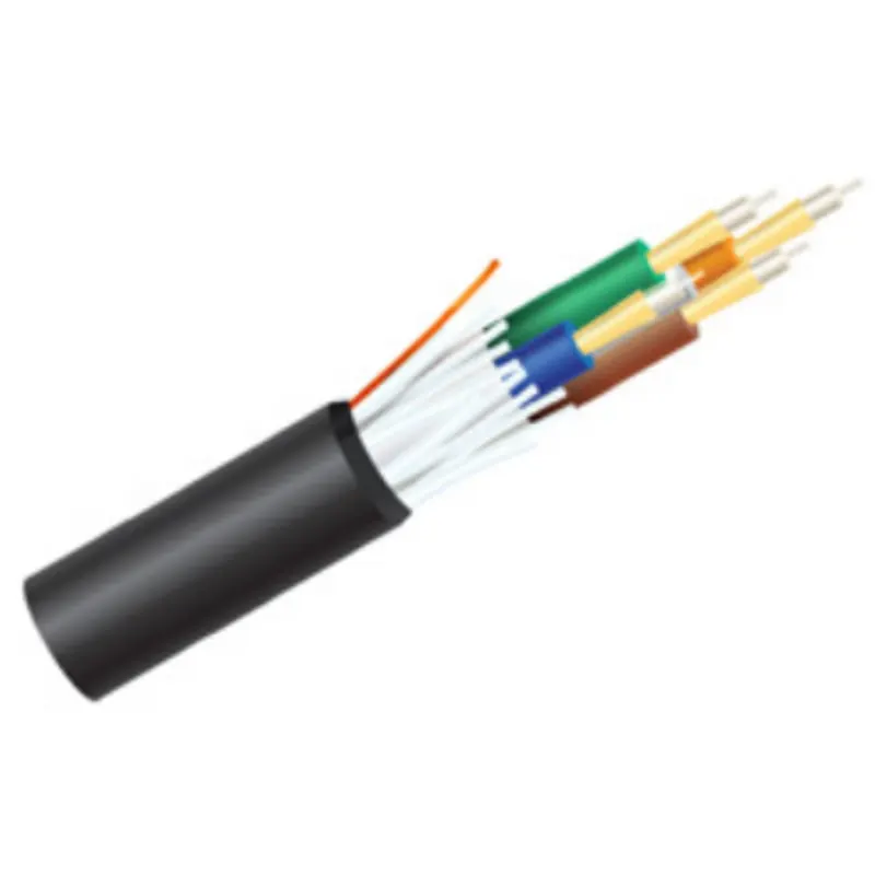 4-Fiber Glass Armored 2.2 mm 200 µm LSZH Step-Index HCS Fiber Optic Cable