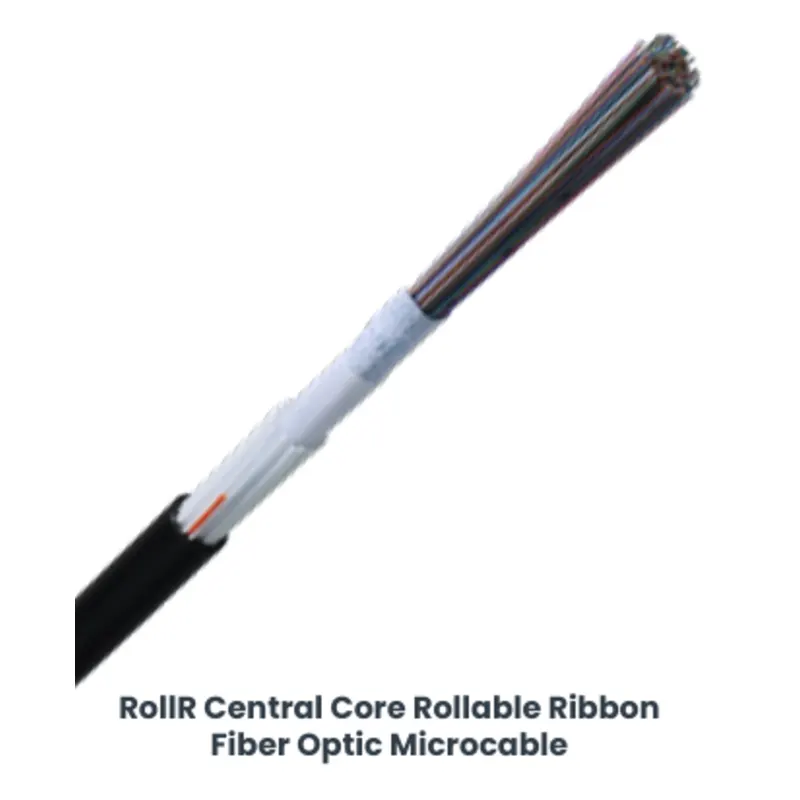 RollR® 200 Central Core Rollable Ribbon Fiber Optic Microcable